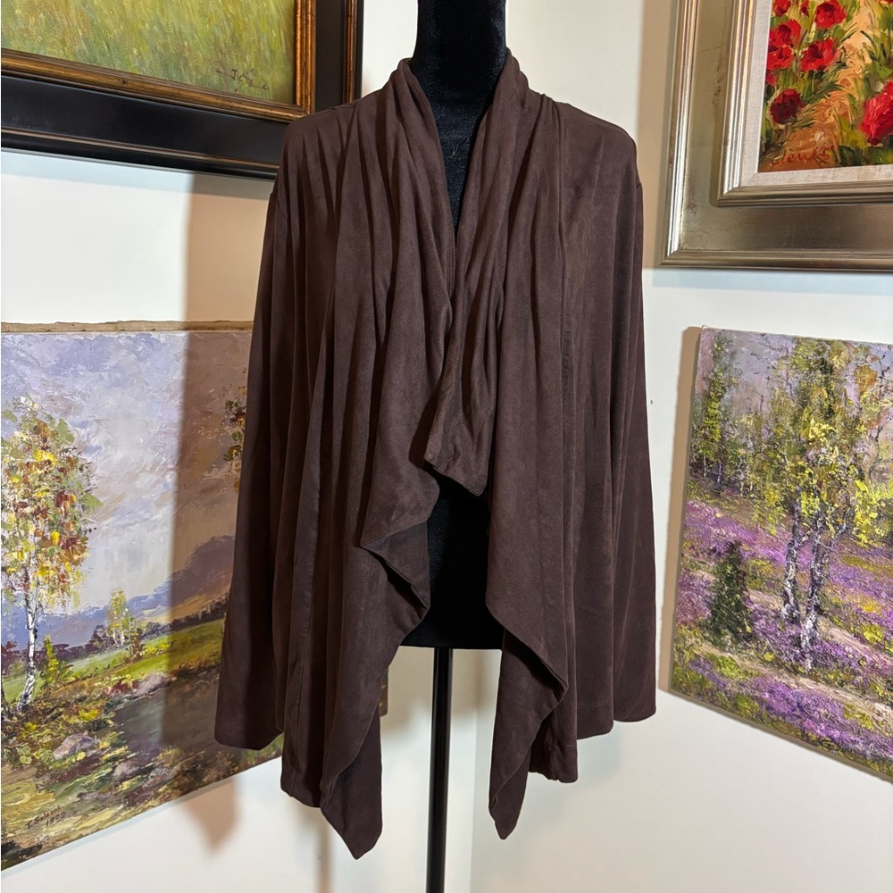 New Directions Brown Shrug jacket